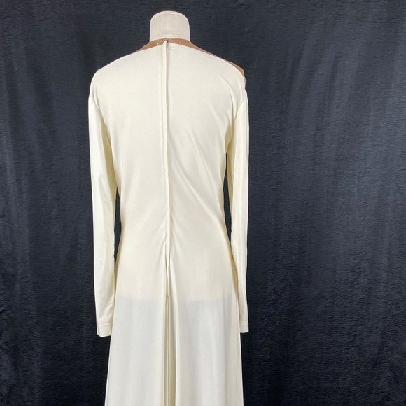 🚨Vintage🚨 AMAZING Custom 70's Jeweled Body Con Dress with Drop Sleeves Sexy! - Picture 2 of 4